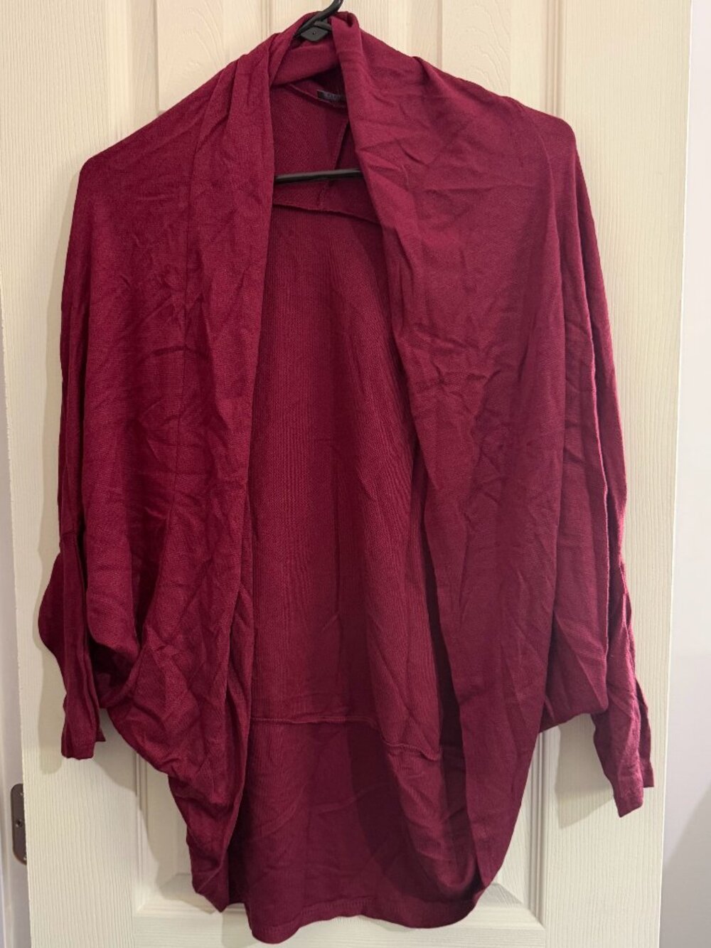 Shop Basic USA Women’s Open Front Cardigan Size Small Burgundy New In Package